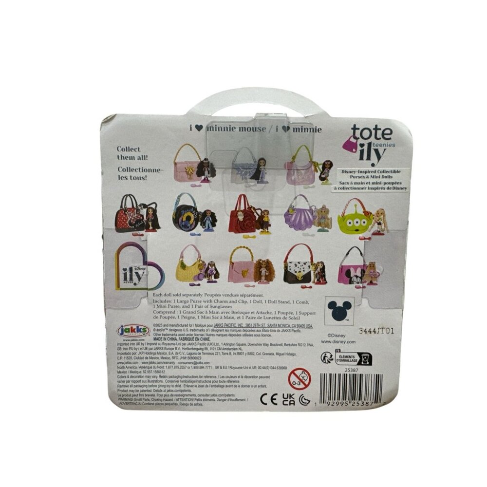 Disney Ily Tote-ILY-Teenies 2.25 inch Tall Minnie Inspired Doll with Matching Pu - Picture 2 of 4
